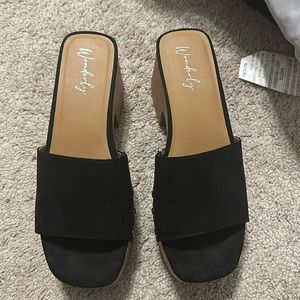 Black clogs size 8